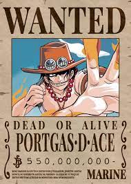 Ace Bounty Wanted Poster Poster By Nichinu Sajwan Displate In 2021 One Piece Ace One Piece Bounties Living Wall Art