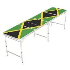 Jamaican Flag Regulation Size Beer Pong Table Country Gifts Style Diy Gift Ideas Beer Pong Tables Beer Pong Beer