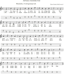 We even tried to ditch it entirely with. Advance Australia Fair Sheet Music For Tin Whistle Mandolin And Beginner Notes On Piano Irish Folk Songs