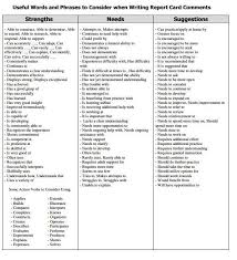 Effective Report Card Comments Bell Bytes Report Card Comments Kindergarten Report Cards Remarks For Report Card