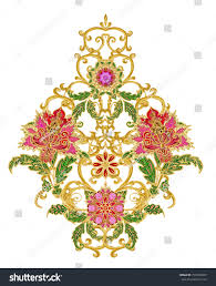 Stylized Golden Shiny Flowers On High Stock Illustration 779743087 |  Shutterstock