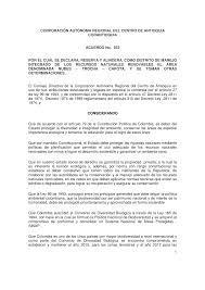 2.8 normatividad sobre el recurso hídrico. Http Www Corantioquia Gov Co Siteassets Lists Administrar 20contenidos Allitems Acuerdo 352 Pdf