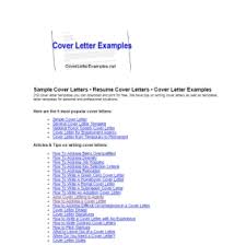 8+ convincing cover letter templates pick & download. Printable Cover Letters For Jobs And More