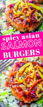 Easy Grilled Sweet Chili Asian Salmon Burgers Recipe Salmon Burger Recipe Canned Salmon Recipes Salmon Patties Recipe