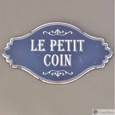 Plaque Le Petit Coin Style Retro Vintage En Metal Vente En Ligne Petit Coin Style Retro Vintage Plaque De Porte