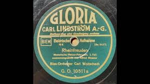 Rheinfreuden Rheinlieder-Walzer-Potpourri zusammengestellt von Alfred  Strasser Blas-Orchester Carl Woitschach