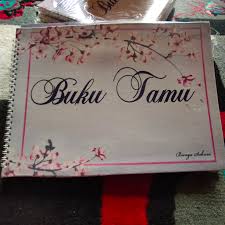 Design buku tamu cdr koleksi undangan, desain undangan contoh, undangan, unik. Buku Tamu Pernikahan Gramedia