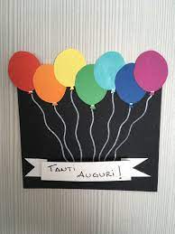 Biglietto Auguri Con Palloncini Balloons Birthday Card Palloncini Biglietti Auguri Fai Da Te Biglietto Natalizio