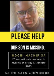 Anyone who sees this boy below kindly contact the numbers