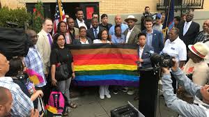 While leftists routinely go unpunished after torching and destroying u.s. Suspect Arrested After Pride Flag Burned Outside Harlem Gay Bar Abc7 New York