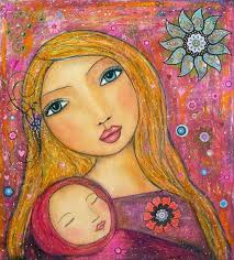 Mother And Baby Painting Mother Painting Mother Etsy Mother Painting Baby Painting Paintings Art Prints