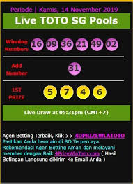 Result Togel Singapore 14 November 2019 Singapore