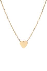 Pair with any of your summer dresses for the cutest look. 14k Gold Heart Necklace Zoe Lev Jewelry
