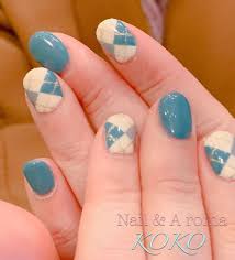 nail aroma koko 三鷹 ネイルサロンはinstagramを利用しています アーガイルネイル くすみ系ネイル オフィスネイル winternails 爪 nail designs nails beauty