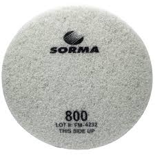 Круг войлочный Diafloor SPB д.430х20мм х velcro № 800 | цвет:синий SORMA –  Купить в СПб