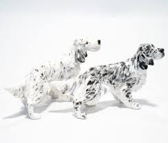 Black And White English Setter Dog Amazon Com English Setter Dog Ceramic Figurine Salt Pepper Shaker 00001 Ceramic Handmade Dog Lover Gift Colle English Setter Dogs English Setter Handmade Dog