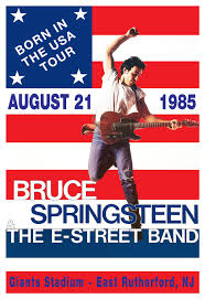 Free delivery for many products! Bruce Springsteen Born In The Usa Tour Poster Print 13 X19 Or 24 X36 Rock And Roll Poster B Bruce Springsteen Concert Posters Springsteen Concert