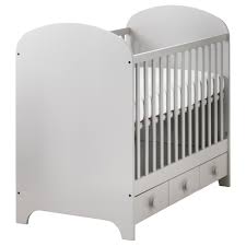 Gonatt Crib Light Gray 27 1 2x52 Ikea Ikea Baby Ikea Crib Cribs