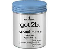 Die besten produkte für bart & haare: Schwarzkopf Got2b Strand Matte Matt Paste 100ml Ab 4 30 Preisvergleich Bei Idealo De