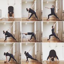 Standing Yoga Postures Using The Yoga Ropes
