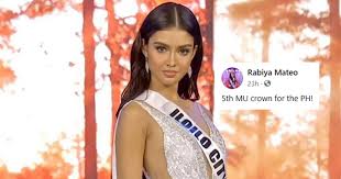 Les candidates à miss univers 2021 en maillot photos. Rabiya Mateo Joins Law Of Attraction Trend For Ph S 5th Mu Crown Sugbo Ph Cebu