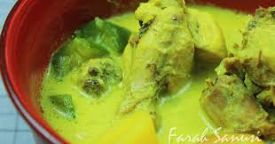 Menu lauk pauk ayam opor enak dengan racikan bumbu dapur sederhana. Resepi Ayam Masak Lemak Kuning Blog Farah Sanusi