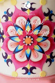 Colourful Mandala Cake Design Project For Cake Magazine Wedding Cake Quilted Cake Cake Design