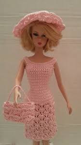 Ooak Crochet Dress For Silkstone Barbies Krose Barbie Giysileri Barbie Giysi Kaliplari