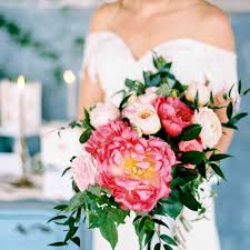 Arranged by a local florist. 40 Perfect Peony Wedding Bouquets
