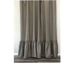 Check spelling or type a new query. Cedar Dark Brown Linen Curtains With Mermaid Long Ruffles