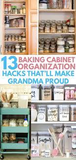 13 Clever Storage Ideas To Organize Baking Supplies Baking Supplies Organization Kitchen Cabinets Storage Organizers Kitchen Hacks Organization