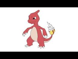 Begin by using two long, curved lines to draw a rounded shape that is open on one side. How To Draw Charmeleon Pokemon Youtube