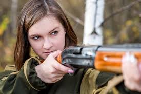 330 Young Soldier Hunter Gun Forest Stock Photos