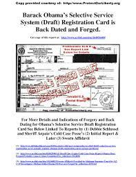 Entered wwii a new selective service act required that all men between ages 18 and 65 register for the draft. Calameo Obama S Draft Registration Card Forged Per Az Sheriff Arpaio Investigation And Retired Ice Agent Stephen Coffman