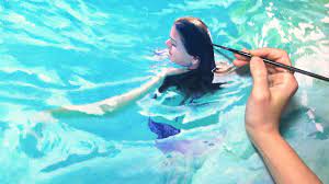 Dye is an artist, an instructor at the university of vermont, and a technical consultant for manufacturers of art paints. Oil Painting Time Lapse Ephemeris Realistic Water Youtube