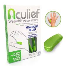 Aculief Wearable Acupressure Headache Body Instant Stress Tension Relief Green Walmart Com In 2020 Tension Relief Natural Headache Acupressure Headache