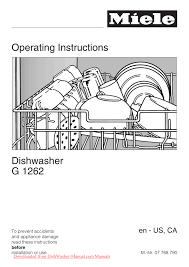 Could the problem have been caused by a power fluctuation? Miele G 1262 Scvi Dishwasher User Guide Manualzz