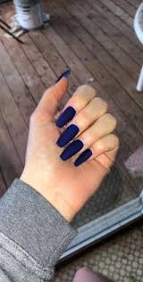 I've used elderberry, opium noir, sapphire electric blue, cherry fizz and crystal glass, also tack free. 58 Best Chosen Dark Blue Nails Design Acrylic Nails Matte Nails For Prom And Wedding Darkbluenai Matte Nails Design Blue Nail Designs Blue Nails