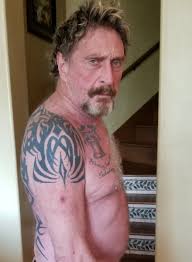 John mcafee had a 'whackd' tattoo on his right arm and had once claimed if he was to be found 'dead by suicide' ever, he 'did not kill himself'. John Mcafee On Twitter