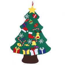 Maybe you would like to learn more about one of these? Diy Felt Christmas Tree Set Xmas Decorations Wall Hanging Ornaments Children Mp Ebay