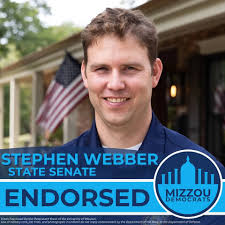 Stephen Webber will work to boost student opportunities through workforce  development and job creation. He understands the importance of a strong  economy for recent graduates. Mizzou Democrats are proud to endorse Stephen