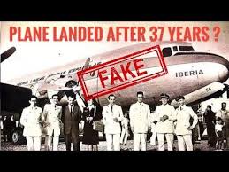 Plane Missing From 1955 Landed After 37 Years Is Fake Riddle Of Missing Flight 914 Proved Finally Youtube Riddles Years Iberia