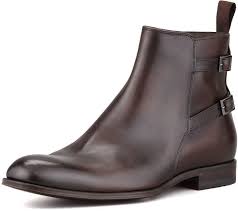 545 Dark Brown Leather Chelsea Boots Hugo Boss Boss Savan Buckle Chelsea Boot Dark Brown Brown Leather Chelsea Boots Mens Boots Fashion Chelsea Boots