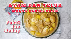Mungkin kerana pengaruh saya dari. Ayam Dan Telur Masak Kurma Adabi Kuah Pekat Dan Semestinya Sedap Youtube