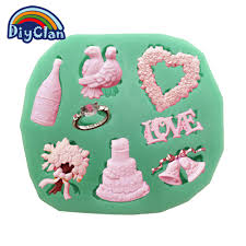 Kuchen, süße kekse und herzige muffins gehören einfach zum valentinstag dazu. Liebe Hochzeit Rot Wein Ring Glocke Girlande Silikon Fondant Mold Valentinstag Kuchen Dekorieren Werkzeuge Schokolade Kuchen Decor F0221dg Cake Decorating Tools Decorating Toolscake Tools Aliexpress