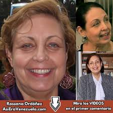 Q.E.P.D. Rossana Ordóñez, otra estrella del Periodismo en Venezuela, a la  que nadie le ha brindado un homenaje tras su muerte en 2021. Solo quedan  estos videos en el primer comentario para