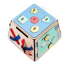 Gros cube d'activité en bois pour bébés et enfants - Découvrez notre grand cube  Montessori – Monti Family
