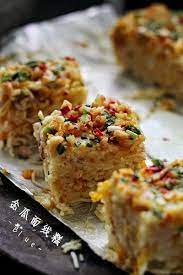 蓝色小厨 长长久久的 金瓜面线糕 savoury cake western cakes international recipes