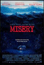 As the former nurse takes care of him in her home, she finds out he killed off misery in his latest novel and decides to keep paul as her prisoner as he writes misery back to life. Misery Film Wikipedia