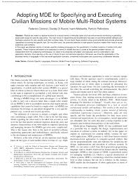Idols are primarily singers with training in acting, dancing, and modeling. Pdf Adopting Mde For Specifying And Executing Civilian Missions Of Mobile Multi Robot Systems
